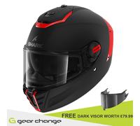SHARK SHARK - Helmet Spartan RS Blank SP Black / Orange / Black XL