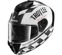 Shark Spartan RS Motorcycle Motorbike Helmet - Raceshop White / Black / Red