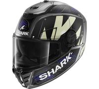 Shark Spartan RS Motorcycle Motorbike Helmet Stingrey Matt Anthracite / Blue