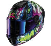 Shark Spartan RS Shaytan Helmet, black/green/blue, size XS (53/54)