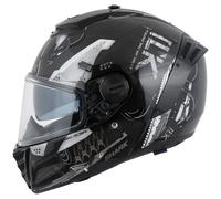 Shark Spartan RS XBot Full-Face Helmet Carbon/Silver S black