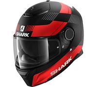 Shark Spartan Strad Helmet, black matt/red, XL (60/62)