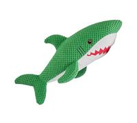 Shark Squeaker Toy - Texture Mastication Relief, 165g Weight Synthetic Fabric Pet, Aquatic Organism Interaction Stuffie, 21cm Wide Soft Fill dentals Aid | Canine Pal for Retrievers & Terriers