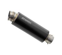 Shark SRC 4 aluminum anodized black rear silencer with approval