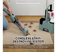 Shark StainForce Cordless Spot Cleaner Lightweight & Portable Spot, Stain, & Odour Eliminator for Carpets, Upholstery, with Storage Caddy, Accessorie