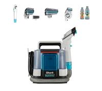 Shark StainStriker Pet Stain and Spot Cleaner, White/Turquoise PX200UKT | Compact Carpet and Upholstery Cleaner with Powerful Suction, Dual Cleaning Formulas, 4 Tools, Removes Stains, Odours and Dirt