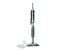 Shark Steam Mop, Automatic Steam and Scrub Steam Mop with 2 Rotating Power Pads, 2 Steam Settings, Stain & Dirt Removal, For use on all Sealed Hard Floors, 8m Cord, Blue S6002UK