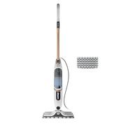 Shark SteamSpot with Steam Blaster Technology for Hard Floors, Lightweight steam mop Chemical-Free Cleaning, Removable water tank, Inc. 2x machine-washable Dirt Grip pads, White & Poly Copper S2001UK