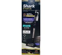 Shark IZ420UKT Stratos Cordless Stick Vacuum Cleaner - 120 Minutes Run Time - Silver