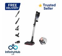 Shark IZ420UKT Stratos Cordless Stick Vacuum Cleaner - 120 Minutes Run Time - Silver