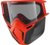 Shark Street Drak Goggles and Mask Set, orange, One size