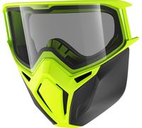 Shark Street Drak Goggles and Mask Set, yellow, One size