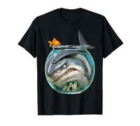 Shark Stuck in Fish Bowl Funny Meme Humor Fishbowl T-Shirt