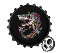 Shark Sugar Skull Mexico Dia De Los Printed Bottle Opener for Fridge Magnets Cute Bottle Cap Shape Beer Opener Kitchen Bars