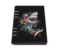 Shark Sugar Skull Mexico Dia De Los Refillable Notebook for Work Study