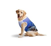Shark Swimming Under The Seaprint Large Pets Vest Party Travel Breathable Summer Lightweight Soft Cozy Sleeveless
