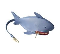 Shark Tail Keyring - Novelty Shark Purse Charming Small Case | 9.5 x 7.5 cm Animal Purse with Zipper and , Cartoon Cosmetic Bag, Blue, see description, See description