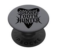 Shark Teeth Fossil Hunter Paleontologist Shark Teeth Hunting PopSockets Adhesive PopGrip