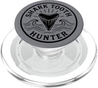 Shark Teeth Fossil Hunter Shark Teeth Hunting Paleontologist PopSockets PopGrip for MagSafe