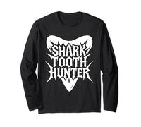 Shark Teeth Hunter Paleontology Fossil Collector Long Sleeve T-Shirt
