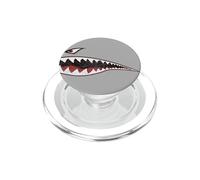SHARK TEETH NOSE ART WARHAWK P-40 A-10 WARTHOG WAR PLANE PopSockets PopGrip for MagSafe