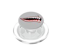 SHARK TEETH NOSE ART WARHAWK P-40 A-10 WARTHOG WAR PLANE PopSockets PopGrip for MagSafe