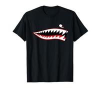 SHARK TEETH NOSE ART WARHAWK P-40 A-10 WARTHOG WAR PLANE T-Shirt