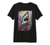 Shark Teeth Ocean Apex Jaws Predator Premium T-Shirt