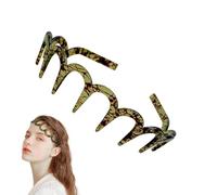 Shark Tooth Headband,Elastic Hair Comb Hairband - Makeup Headband, Anti-Slip Headwear, Unisex Hair Hoop for Women Lady Gir, Hair Accessories