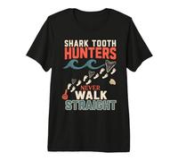 Shark Tooth Hunter Beachcombing Fossil Hunter Gift Premium T-Shirt