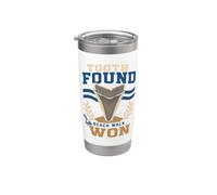 Shark Tooth Hunter Beachcombing Fossil Hunter Gift Stainless Steel Insulated Tumbler
