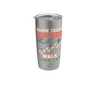 Shark Tooth Hunter Beachcombing Fossil Hunter Gift Stainless Steel Insulated Tumbler