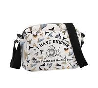 Shark Tooth Hunting Gift I Have Enough Shark Teeth Said No One Ever Crossbody Bag Megalogon Tooth Gift, Shark Teeth Said Hcb