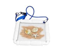 Shark Tooth Sifter,Floating Sieve Screen with Wrist Strap,Beach Sifter - for Garden Sea Shore River Lake Stream Backyard Park Playground Camping Travel