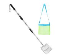 Shark Tooth Strainer Portable Shovel with Mesh Bag