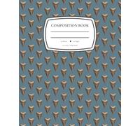 Shark Tooth With Braces Composition Book: Wide Ruled Notebook for Boys and Girls