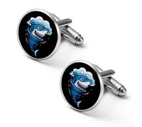 Shark Tornado Storm Hurricane Mens Cuff Links Classy Stylish Cufflink