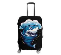 Shark Tornado Storm Hurricane Suitcase Cover Funny Luggage Protective Covers Travel