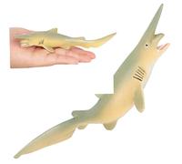 Shark Toys, 2x7.5x1.7" Sea Animal Toys, Realistic Ocean Animals Figures Bath Plastic Educational for Kids' Parties, Cake Topper, Gifts & School Projects Sharks