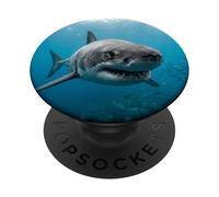 Shark Underwater Close Up Marine Predator Scene PopSockets Adhesive PopGrip