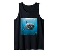 Shark Underwater Close Up Marine Predator Scene Tank Top