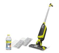 Shark VACMOP Cordless Hard Floor Vacuum Mop Includes 2 Disposable VACMOP Pads and a 12oz VACMOP Solution, Charcoal Gray, VM180
