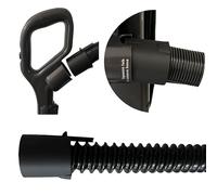Shark Vacuum Hose Replacement, 2.5m Extendable, Compatible with NV602UK NV602UKT NV702UK NV702UKT NZ690UK NZ690UKT, Black