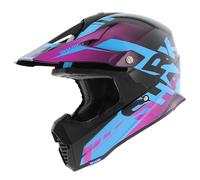 Shark Varial Anger Motocross Helmet, black-purple, size S
