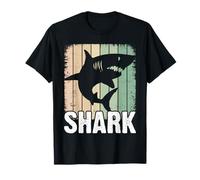 Shark Vintage Marine Animal Shark Lover Retro Oceanography T-Shirt