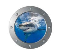 Shark Wall Stickers for Decorative Stickers for Living Underwater World Decals for Bedroom and Home Decoration