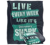 SHARK WEEK: TELEVISION SERIES Blanket, 152 x 127 cm Live Every Week Silky Touch Super Soft Throw Blanket