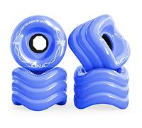 Shark Wheel 72mm 78a Longboard Cruising Wheels, DNA Formula, Set of 4 Wheels (Ibiza Blue, 72mm)