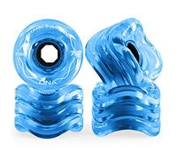 Shark Wheel 72mm 78a Longboard Cruising Wheels, DNA Formula, Set of 4 Wheels (Sapphire., 72mm)