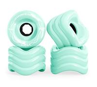 Shark Wheel 72mm 78a Longboard Cruising Wheels, DNA Formula, Set of 4 Wheels (.Seafoam., 72mm)